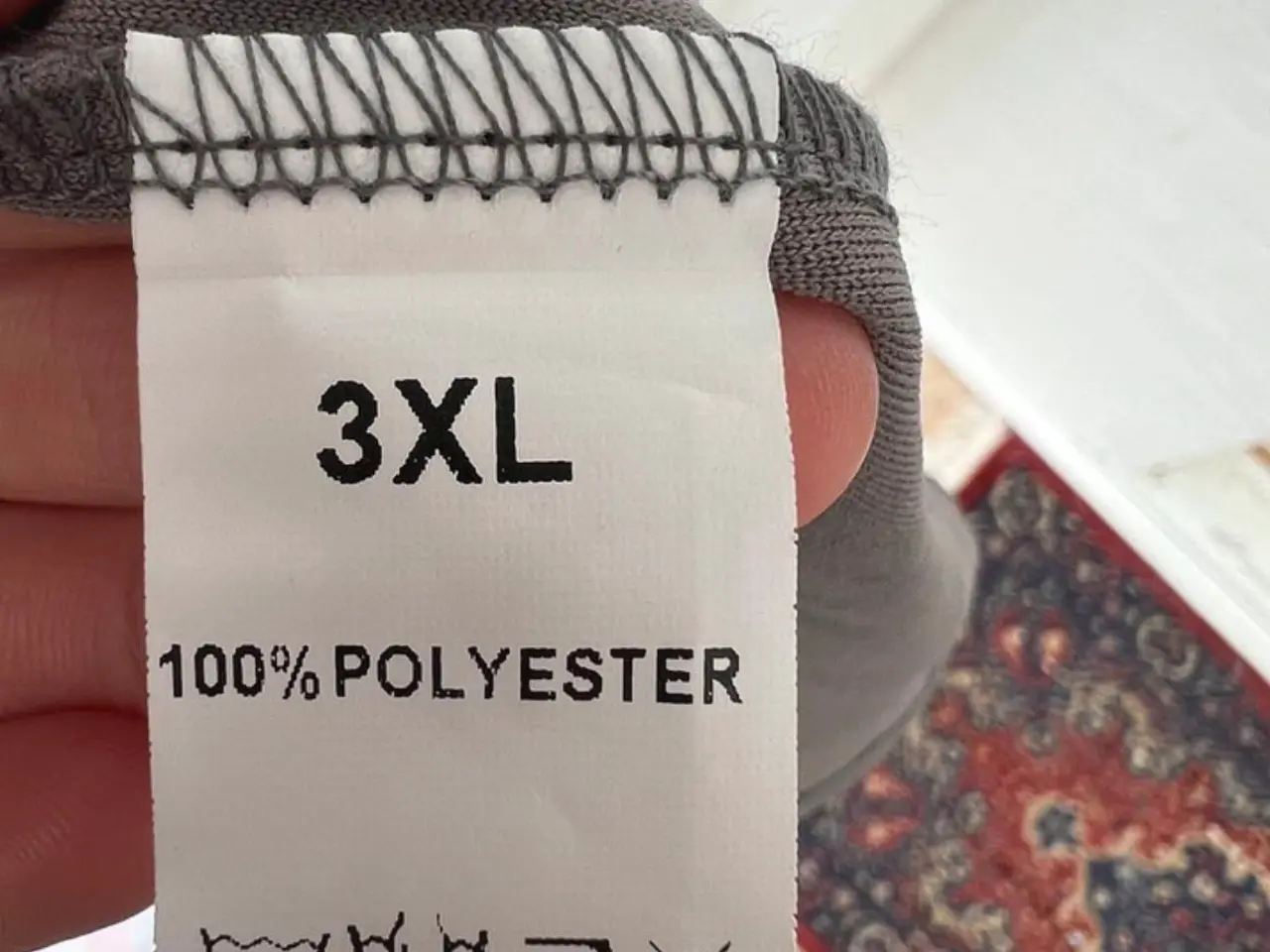 Billede 3 - Grå kjole med blomstret overdel