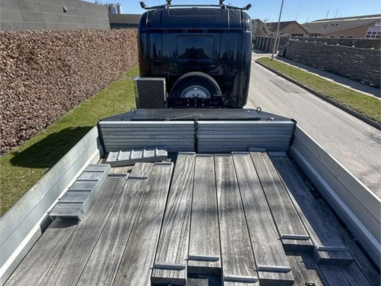 Billede 32 - Broshuis 4 ABSD - Only 2000 km - Truck+flat bed+container trailer w/crane