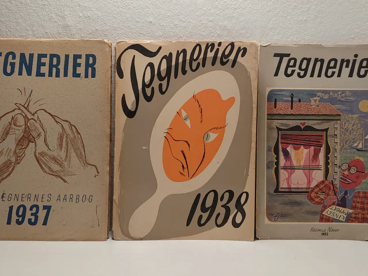 Billede 1 - Tegnerier: 3 årgange. 1937, 1938 og 1953.