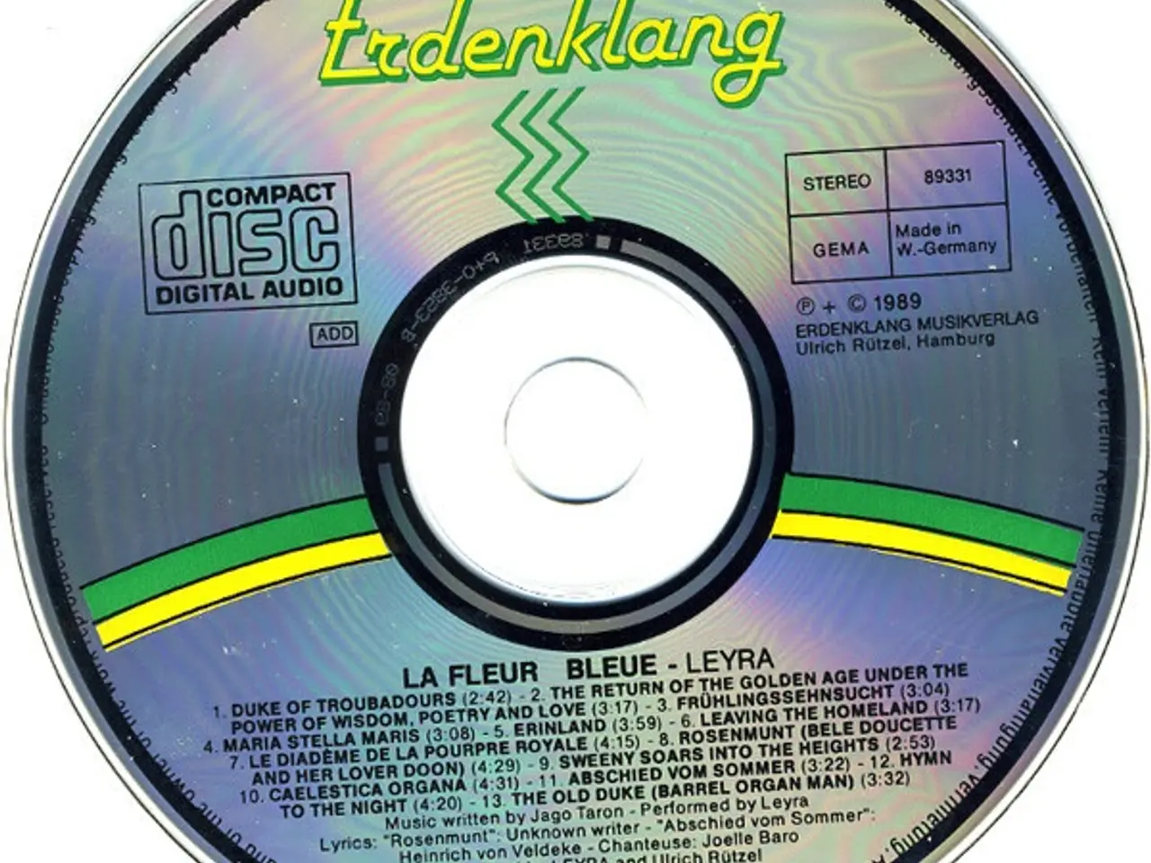 Billede 3 - Leyra – La Fleur Bleue – CD