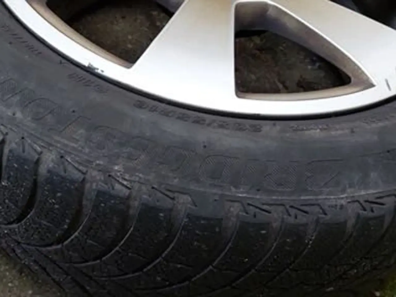 Billede 2 - Vinterdæk Mercedes på originale alufælge