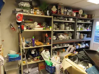 Div. køkkenservice, køkkenudstyr, køkkenredskaber m.m. (læs beskrivelse)