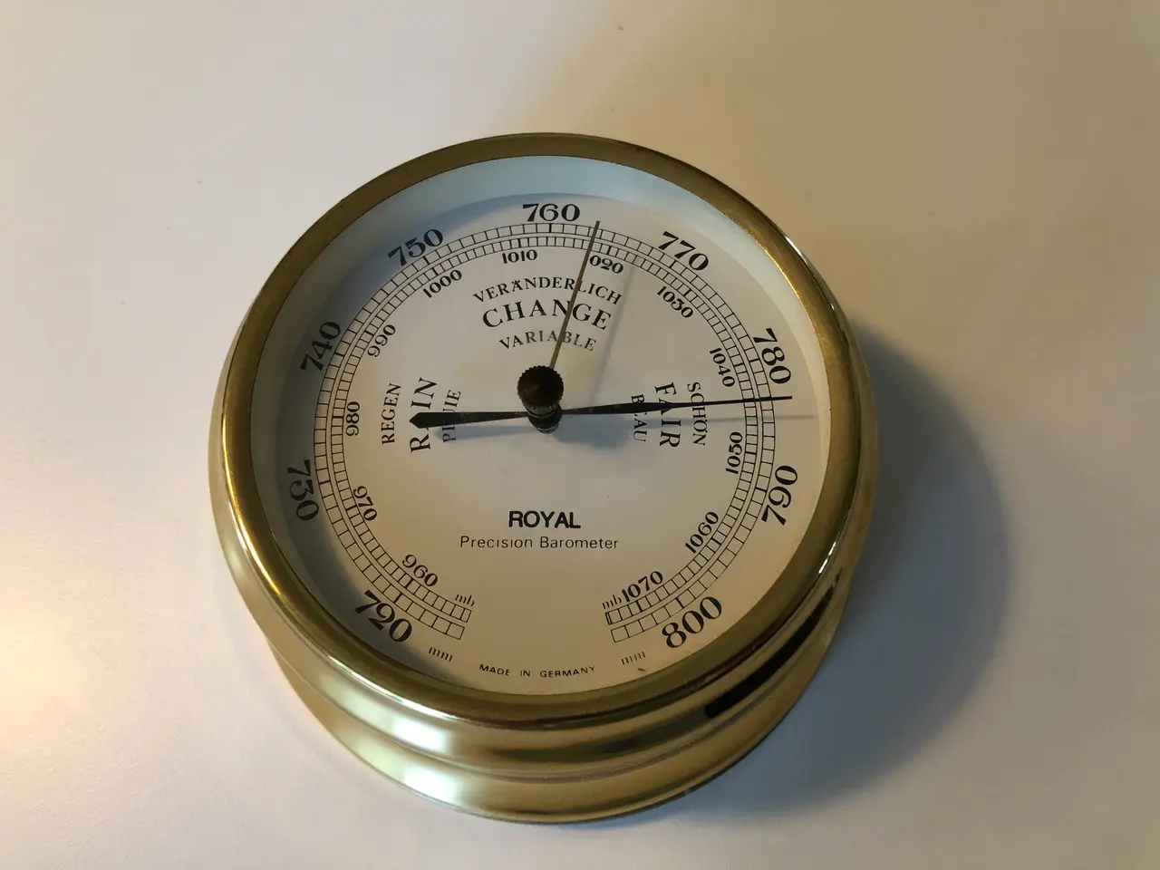 Billede 1 - Skibsbarometer fra Royal, made in Germany