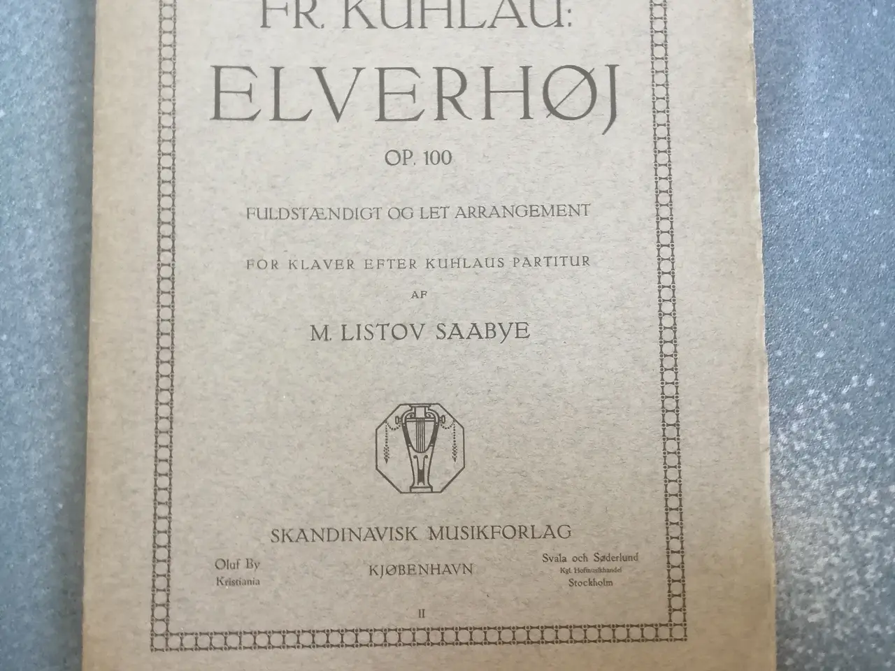 Billede 1 - Elverhøj Nodehæfte