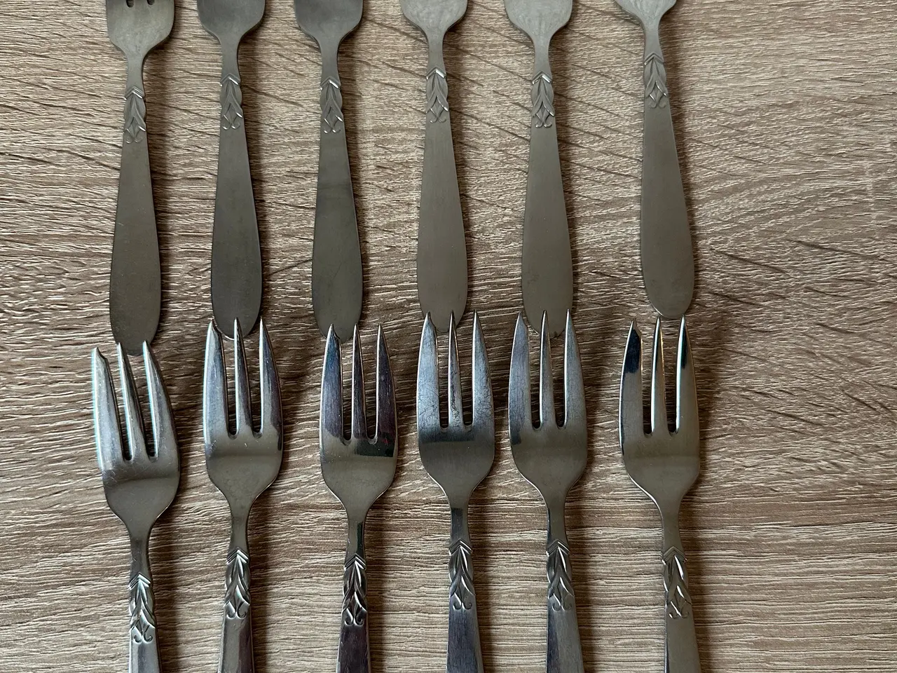 Billede 1 - Kagegafler med mønster 