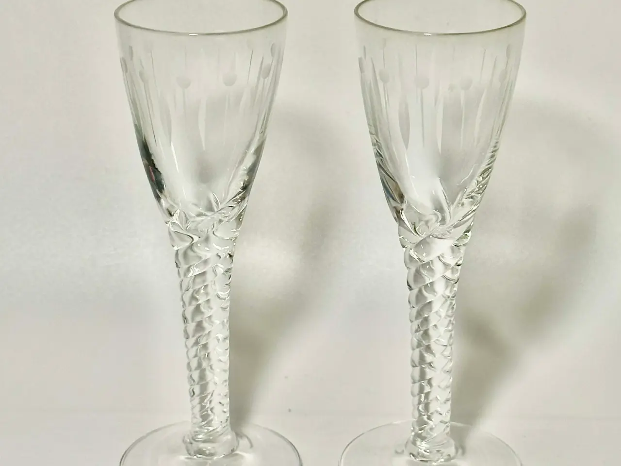 Billede 2 - 2 Holmegaard Amager Twist snapseglas