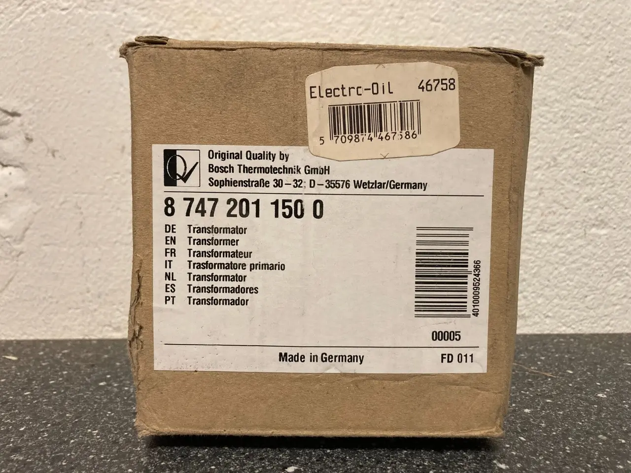 Billede 3 - Bosch Electr-Oil Transformer PN: 8747201150 Blue