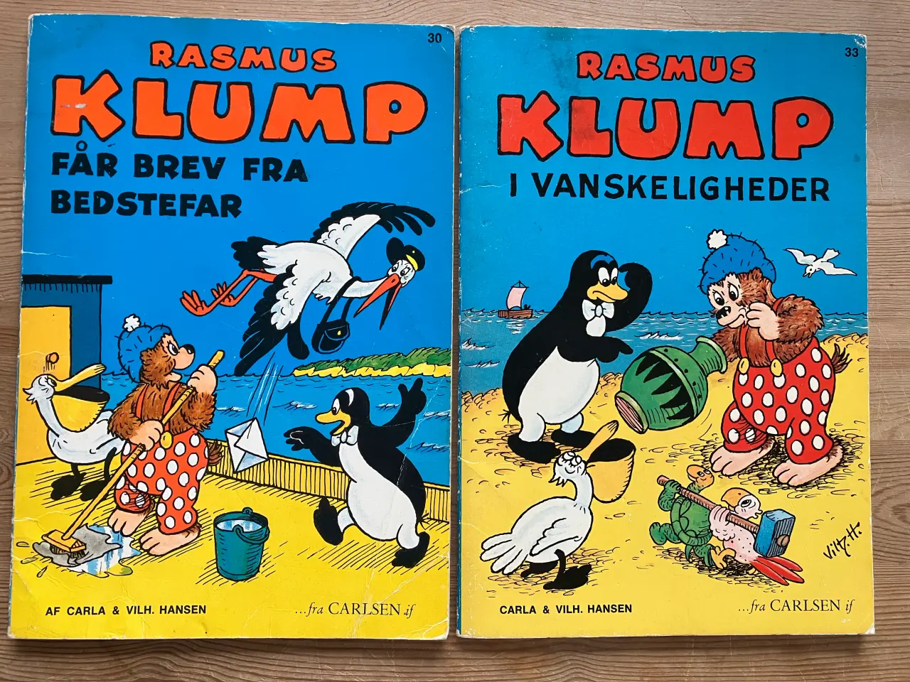 Billede 9 - NEDSAT: Rasmus Klump og Petter Hattemus bøger