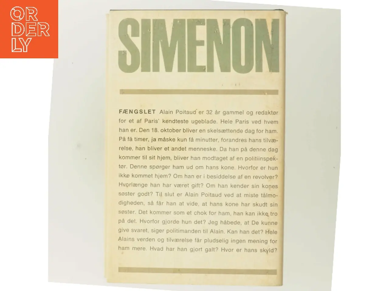 Billede 3 - Fængslet af Georges Simenon (Bog)
