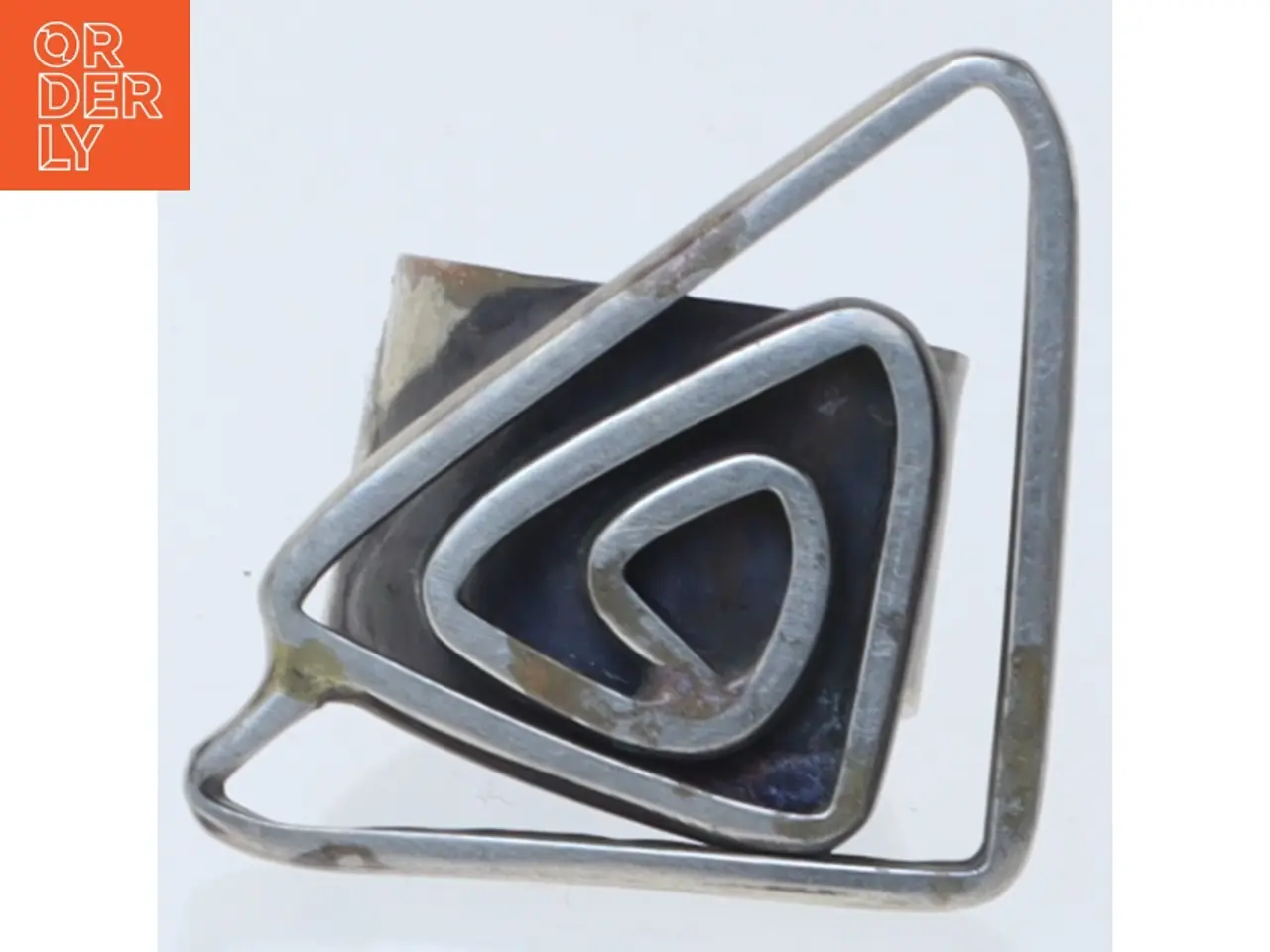Billede 1 - Unikt geometrisk ring (str. 54 mm)