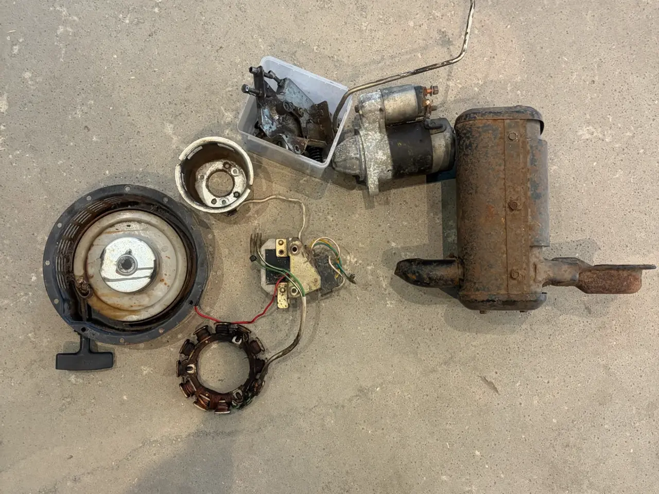 Billede 1 - Defekte Yanmar L100AE til reservedele.