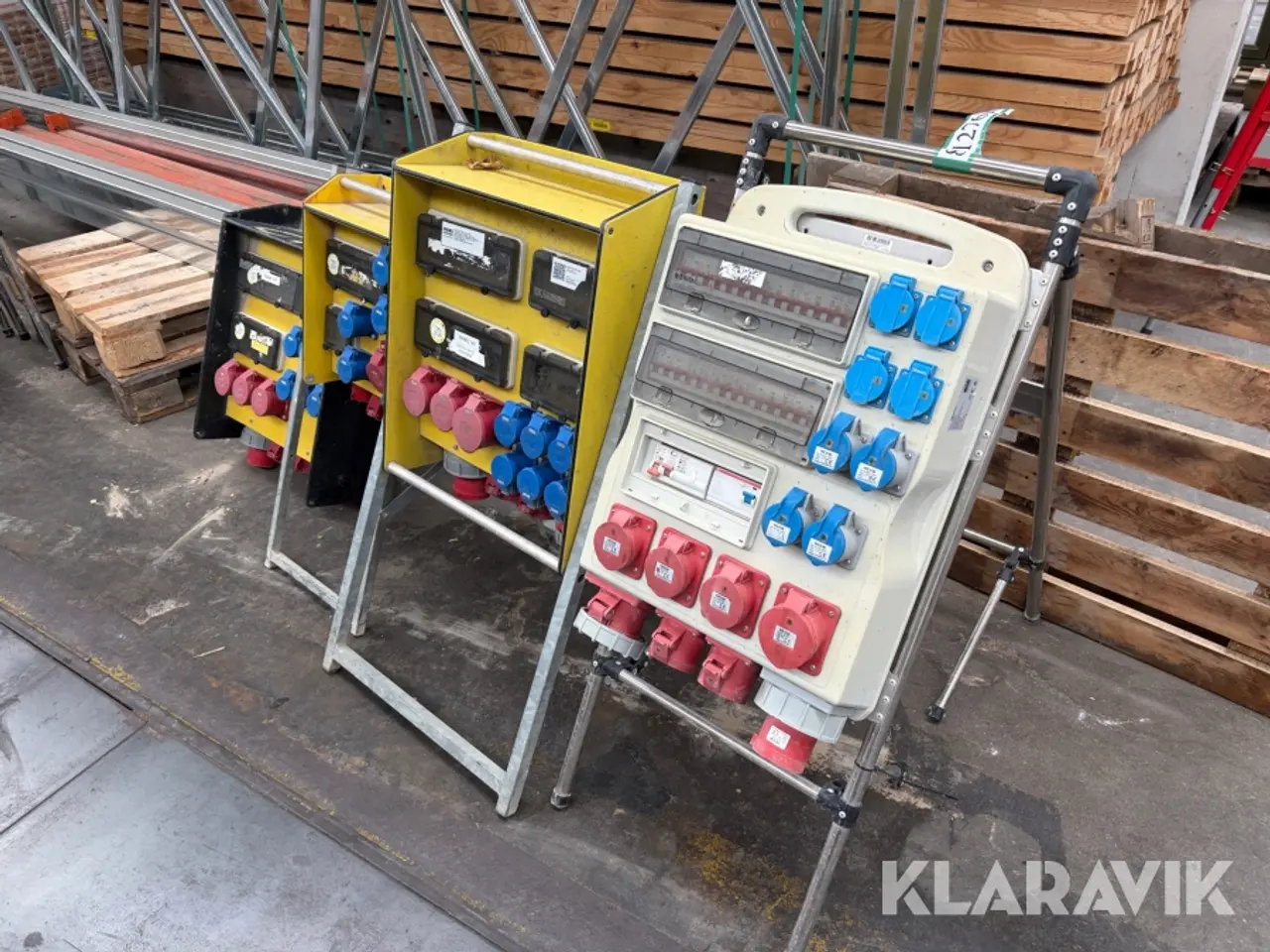Billede 1 - Assorterede Byggestrømstavler - 4 styk