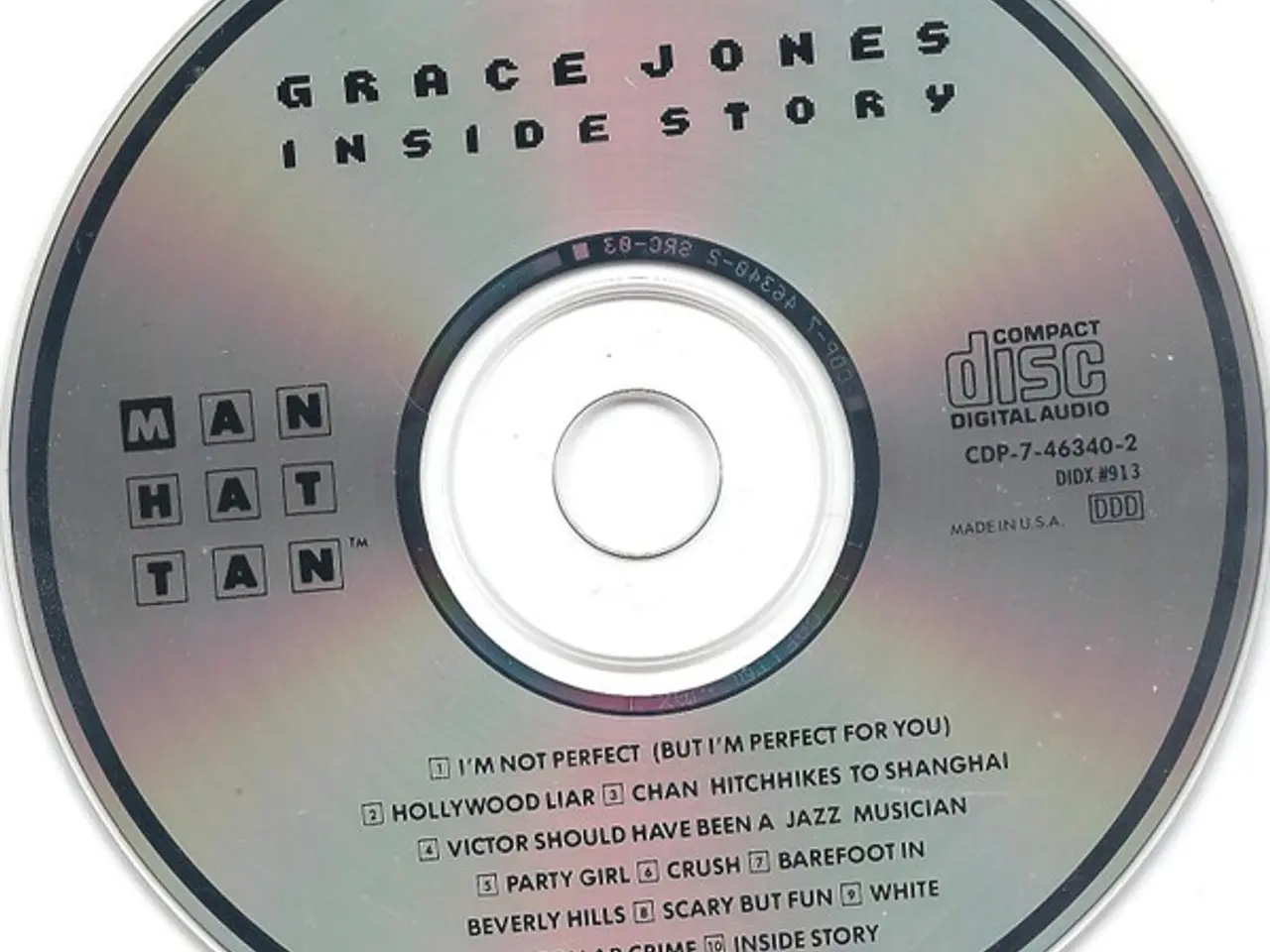 Billede 3 - Grace Jones – Inside Story – CD