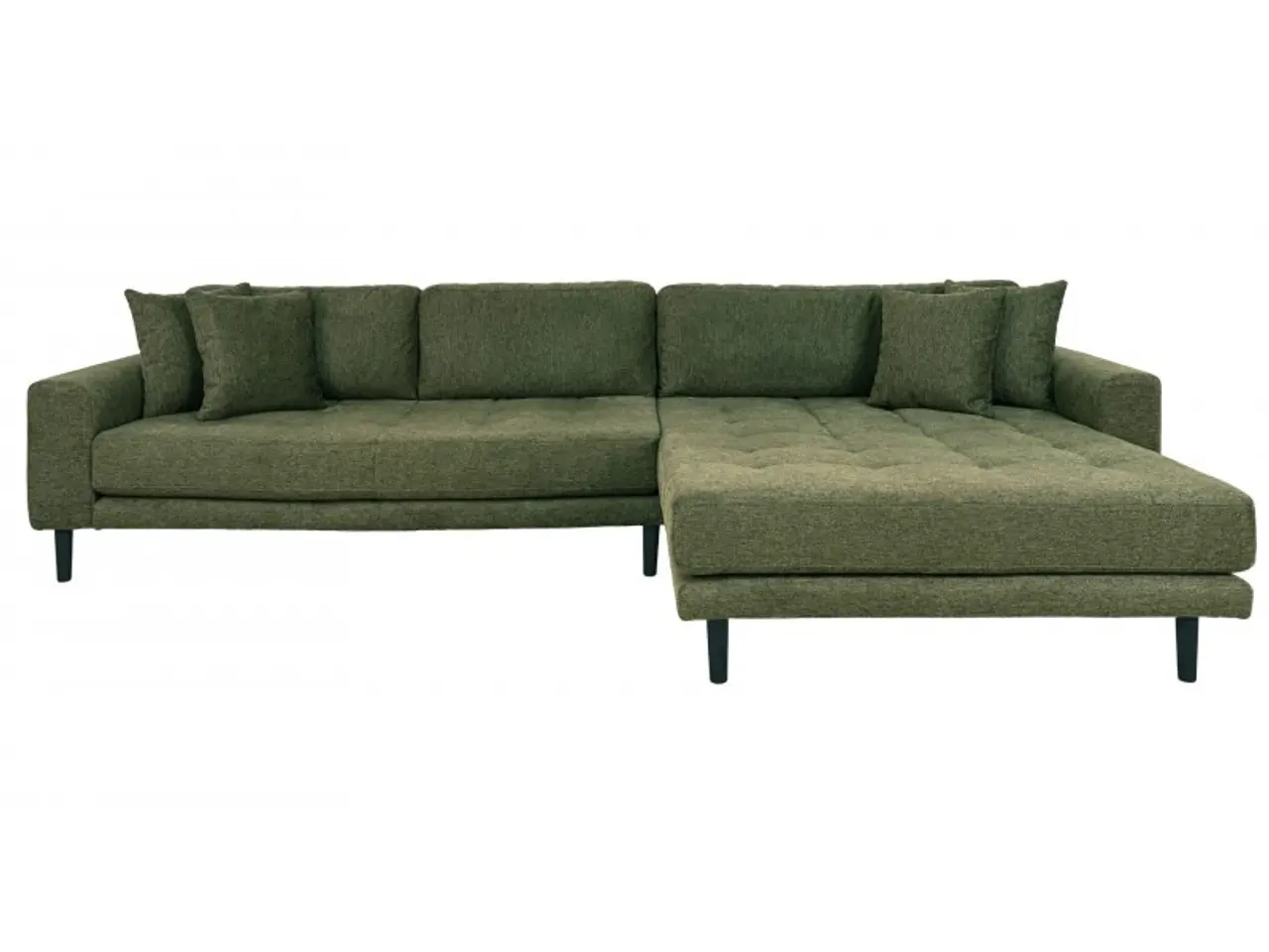 Billede 1 - Lido - Højrevendt Chaiselongsofa - Grøn stof