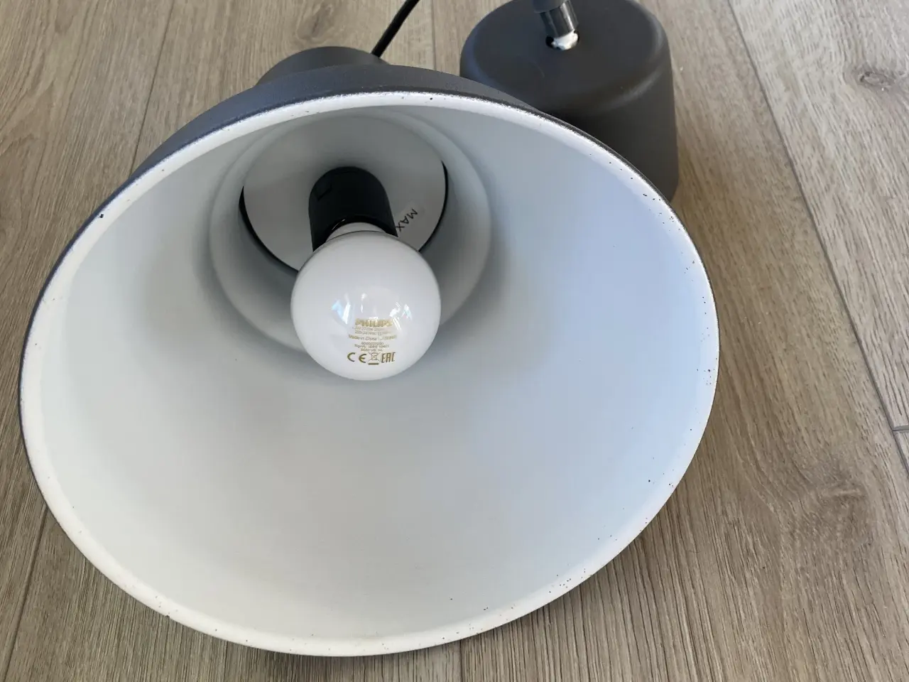 Billede 2 - IKEA HEKTAR loftlampe – mørkegrå, 22 cm