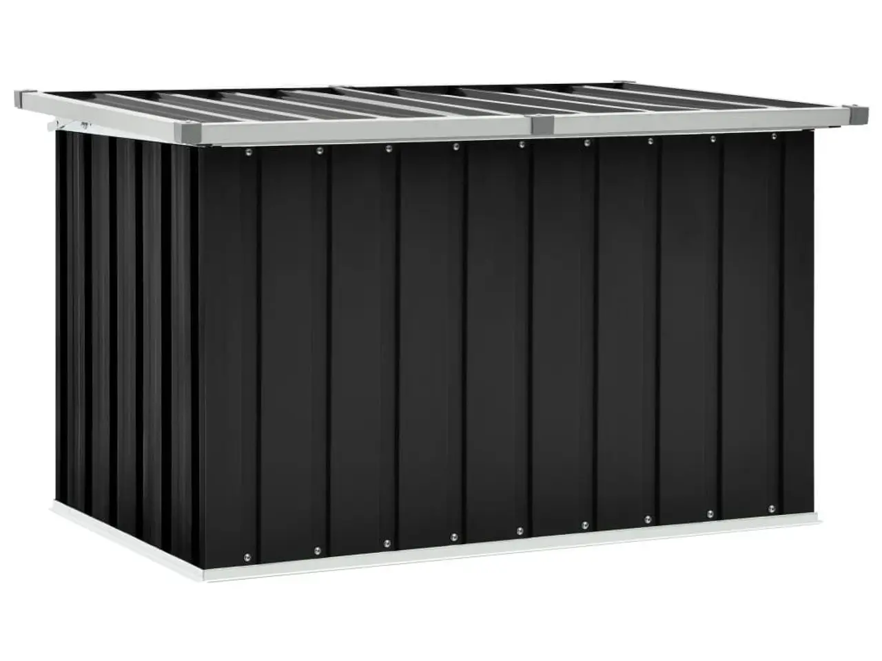 Billede 1 - Hyndeboks 109×67×65 cm - antracitgrå, galvaniseret stål