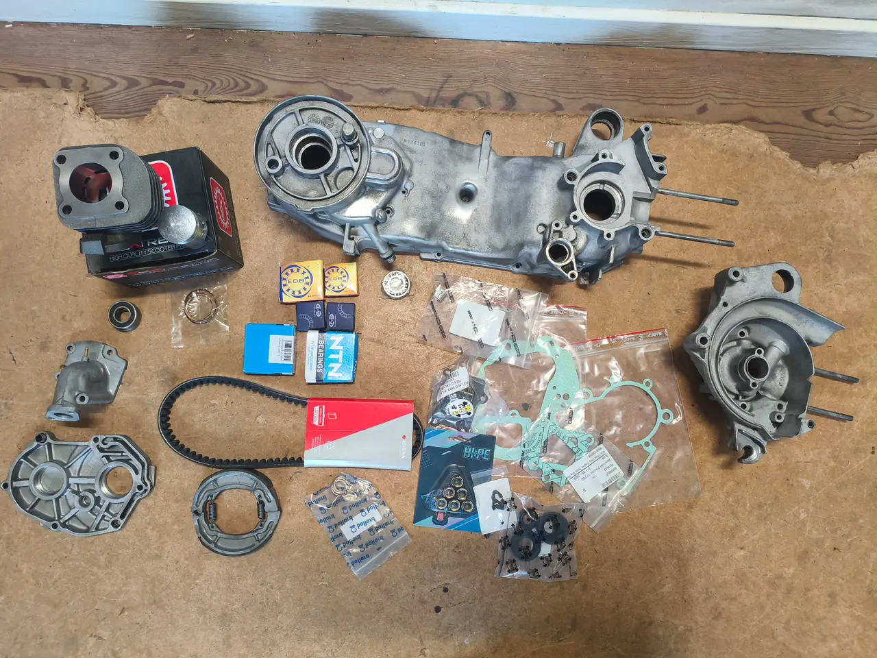 Billede 3 - Nyrenoveret standard 50cc PGO-motor – sandblæst