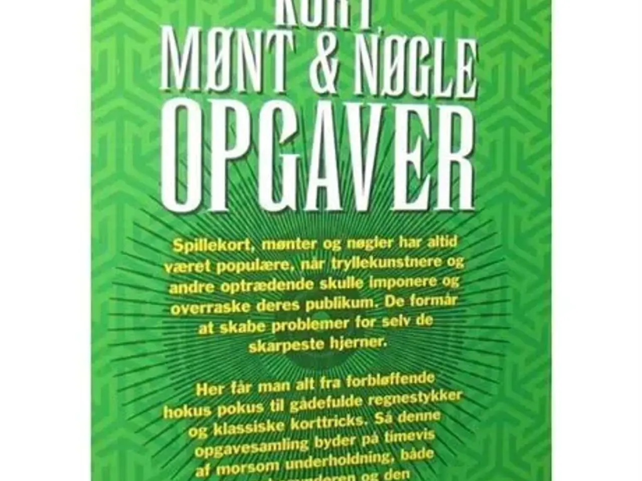 Billede 2 - Kort Mønt & Nøgleopgaver