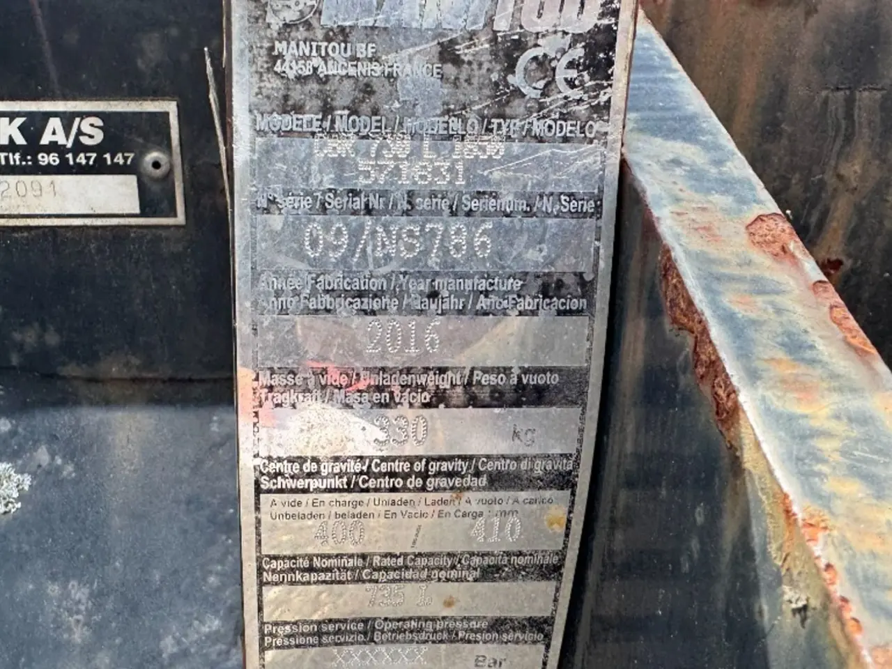 Billede 5 - Manitou Original frontskovl