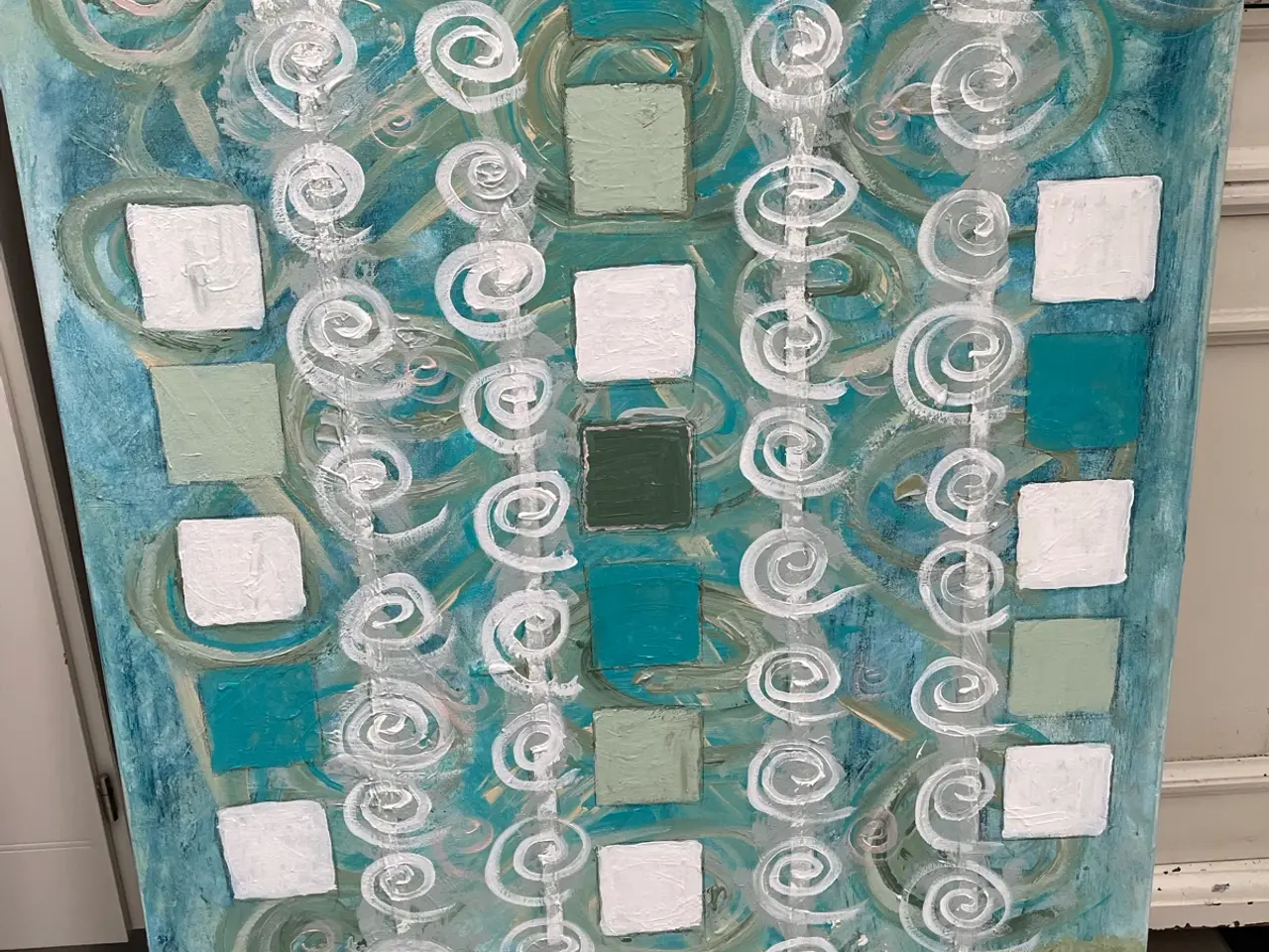 Billede 3 - 2 acrylmalerier 70x90 cm