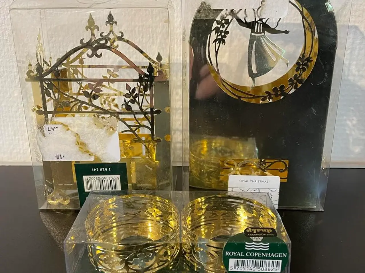 Billede 2 - Tre store Royal Copenhagen fyrfadsstager