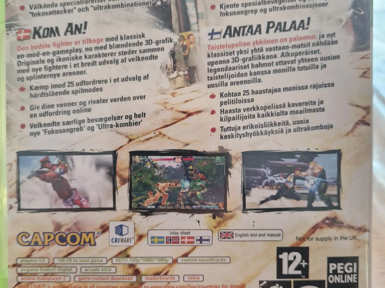 Billede 1 - Street Fighter lV XBOX 360 spil