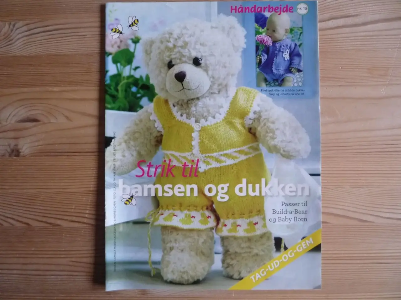 Billede 2 - Strik til bamsen og dukken
