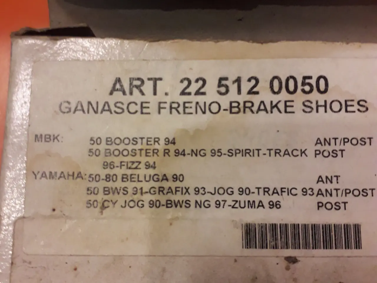 Billede 4 - Bremsebakker scooter Yamaha og mbk