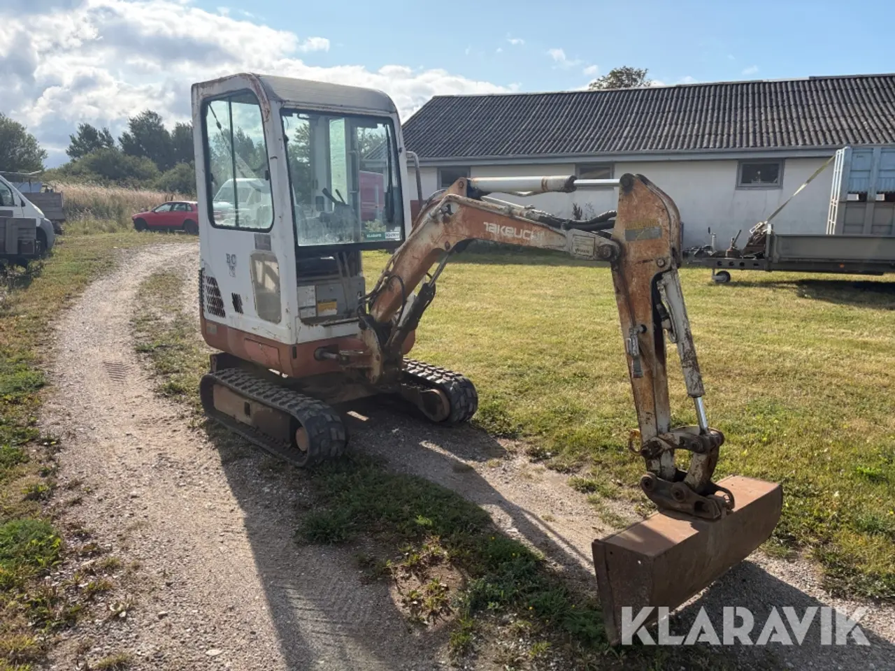 Billede 4 - Minigraver Takeuchi TB016 med hydraulisk udskydelig undervogn
