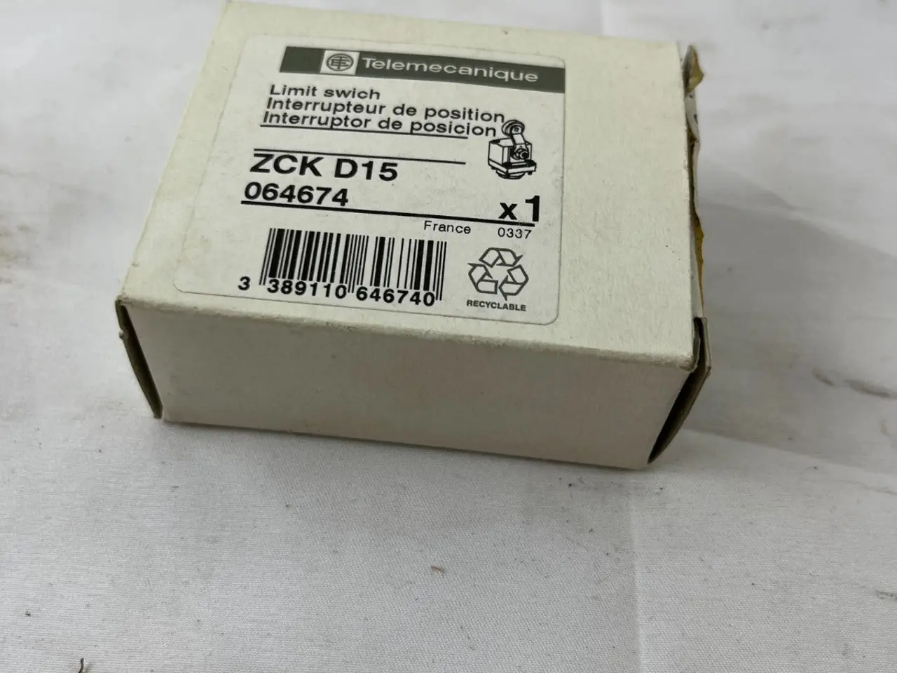 Billede 3 - Telemecanique ZCK D15 064674 endestopkontakt Head