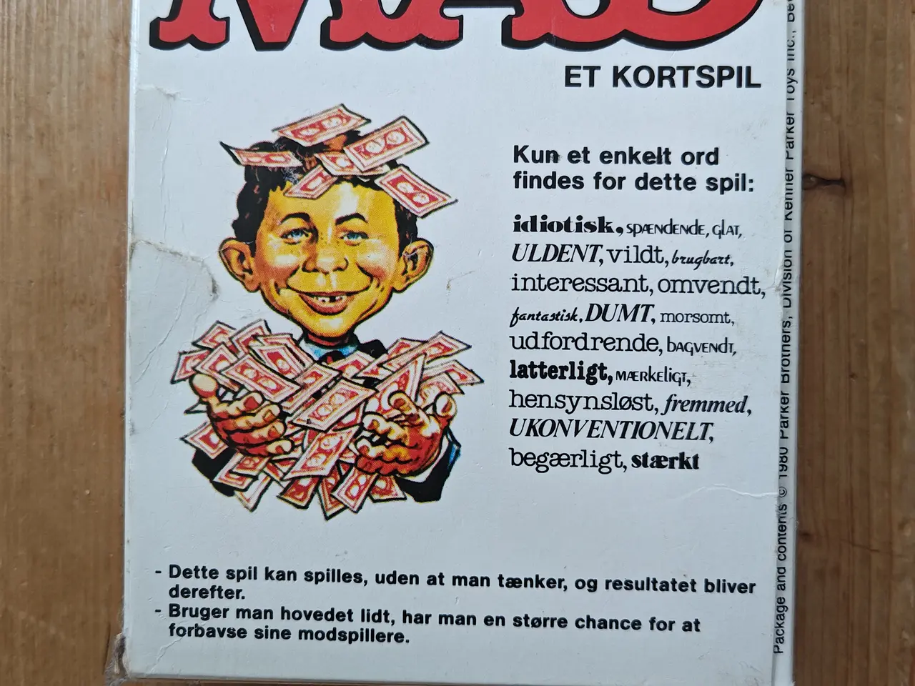 Billede 2 - Gammelt Retro og fantastisk MAD et kortspil