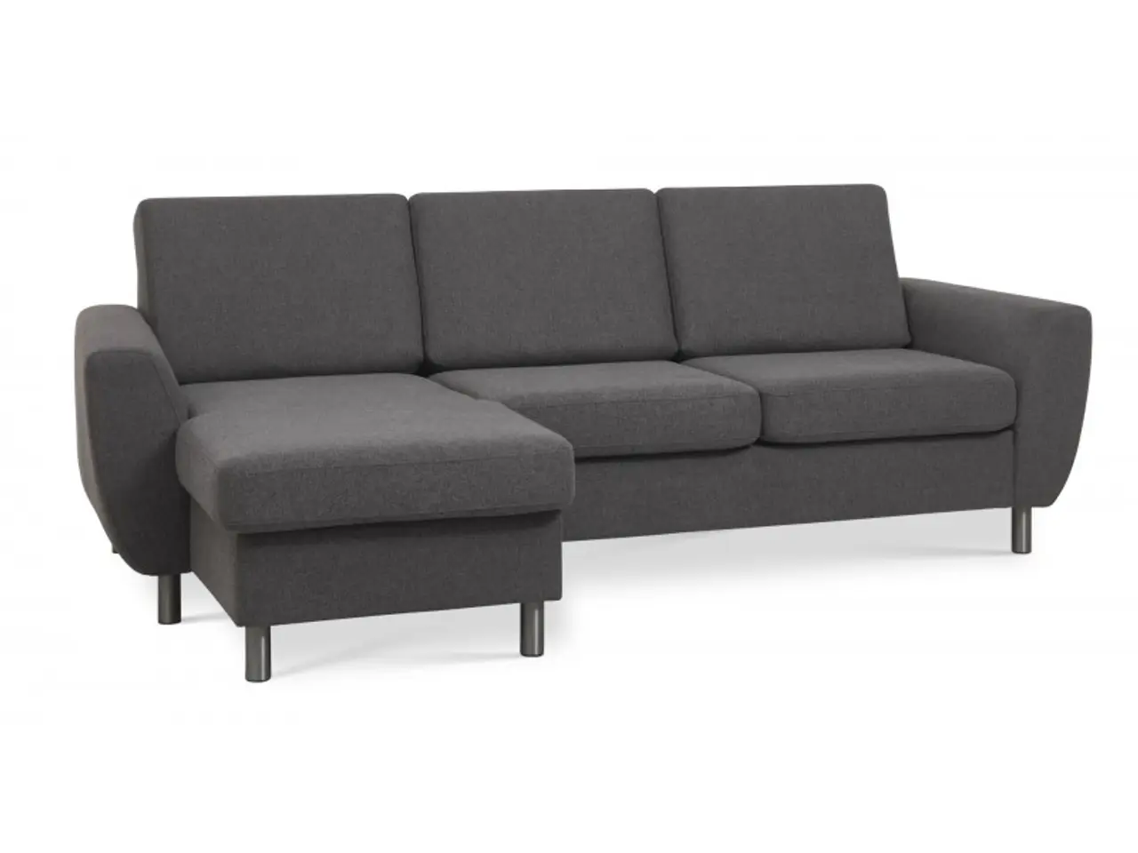 Billede 6 - Thomas vendbar chaiselongsofa mørkegrå