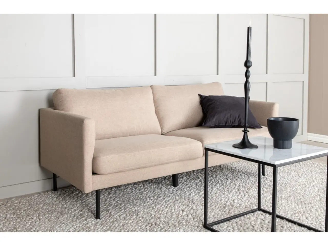 Billede 10 - Zoom 2 personers Sofa  - Sort og Brun