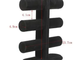 Smykke-holder i sort