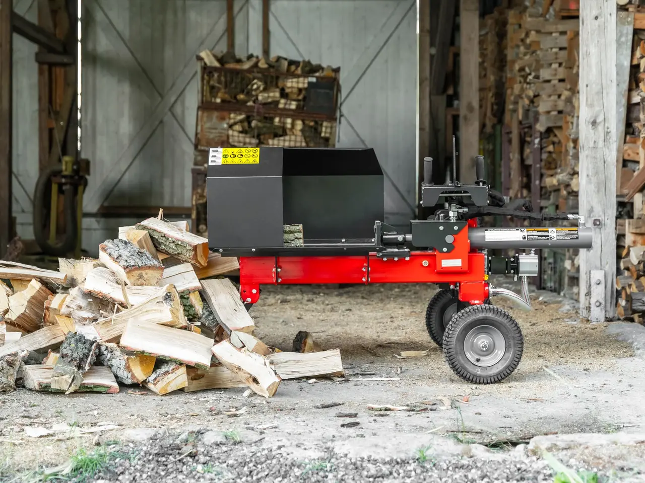 Billede 27 - WoodMaster CWM12B – 12 ton benzin brændekløver (vandret)