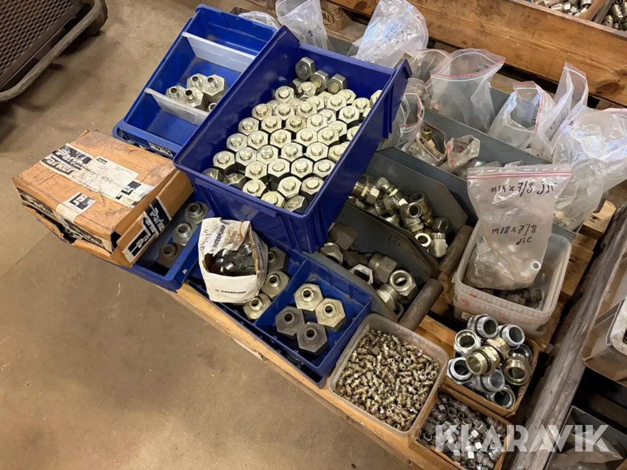 Billede 1 - Lot - Fittings - assorterede - 1 palle