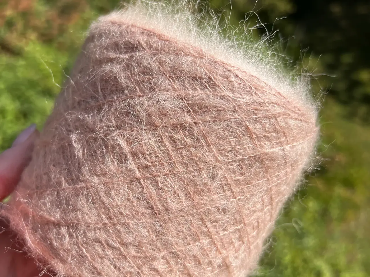 Billede 3 - Italiensk garn - Mohair / Silke - Beige Rosa - 515
