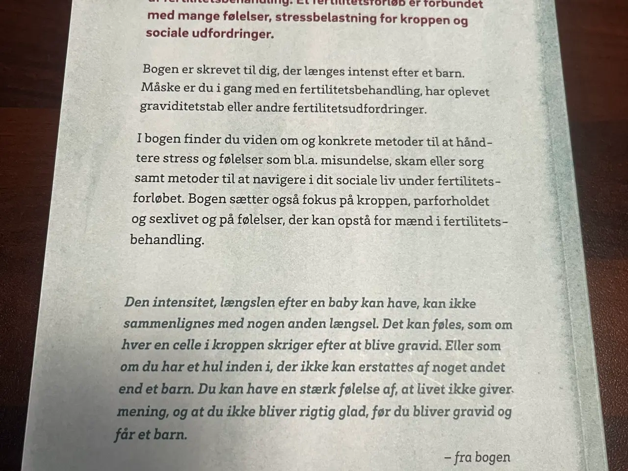 Billede 2 - At være i et fertilitetsforløb 