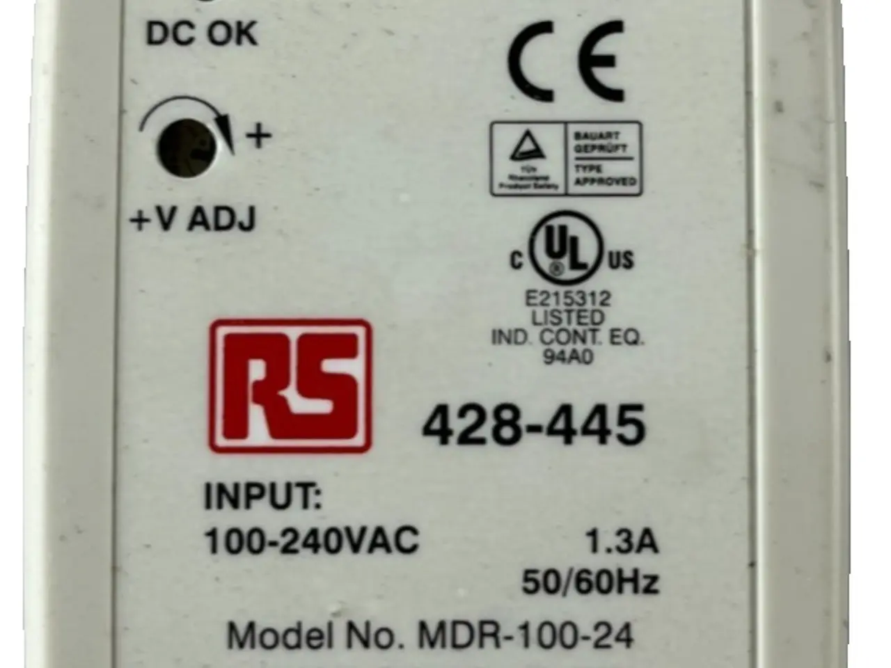 Billede 1 - RS 428-445 Mean Well MDR-100-24 DIN Rail 24VDC 4A