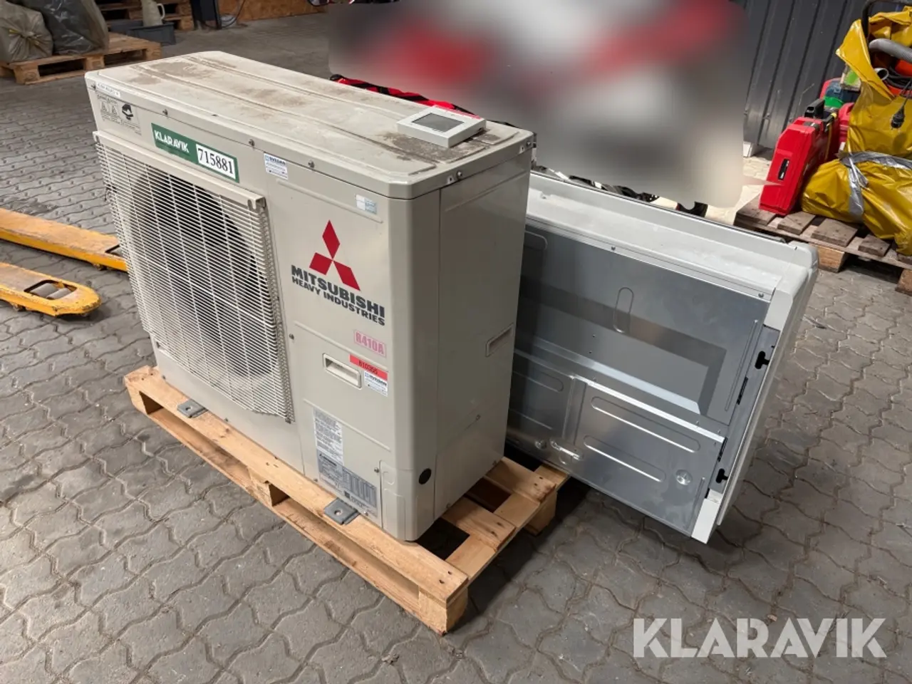 Billede 2 - Klimaanlæg Mitsubishi R410A ude og indedel