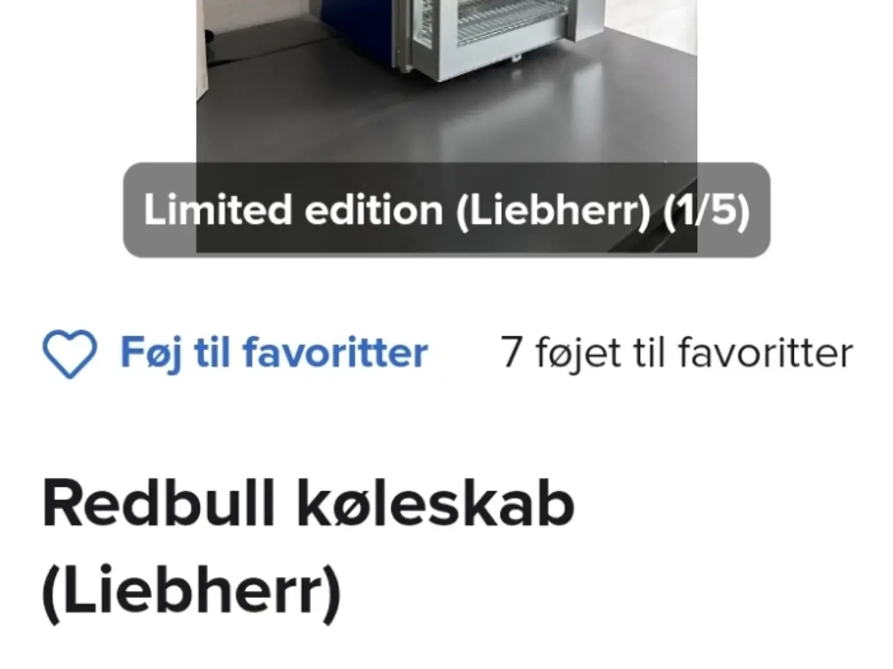 Billede 7 - RedBull køleskab 