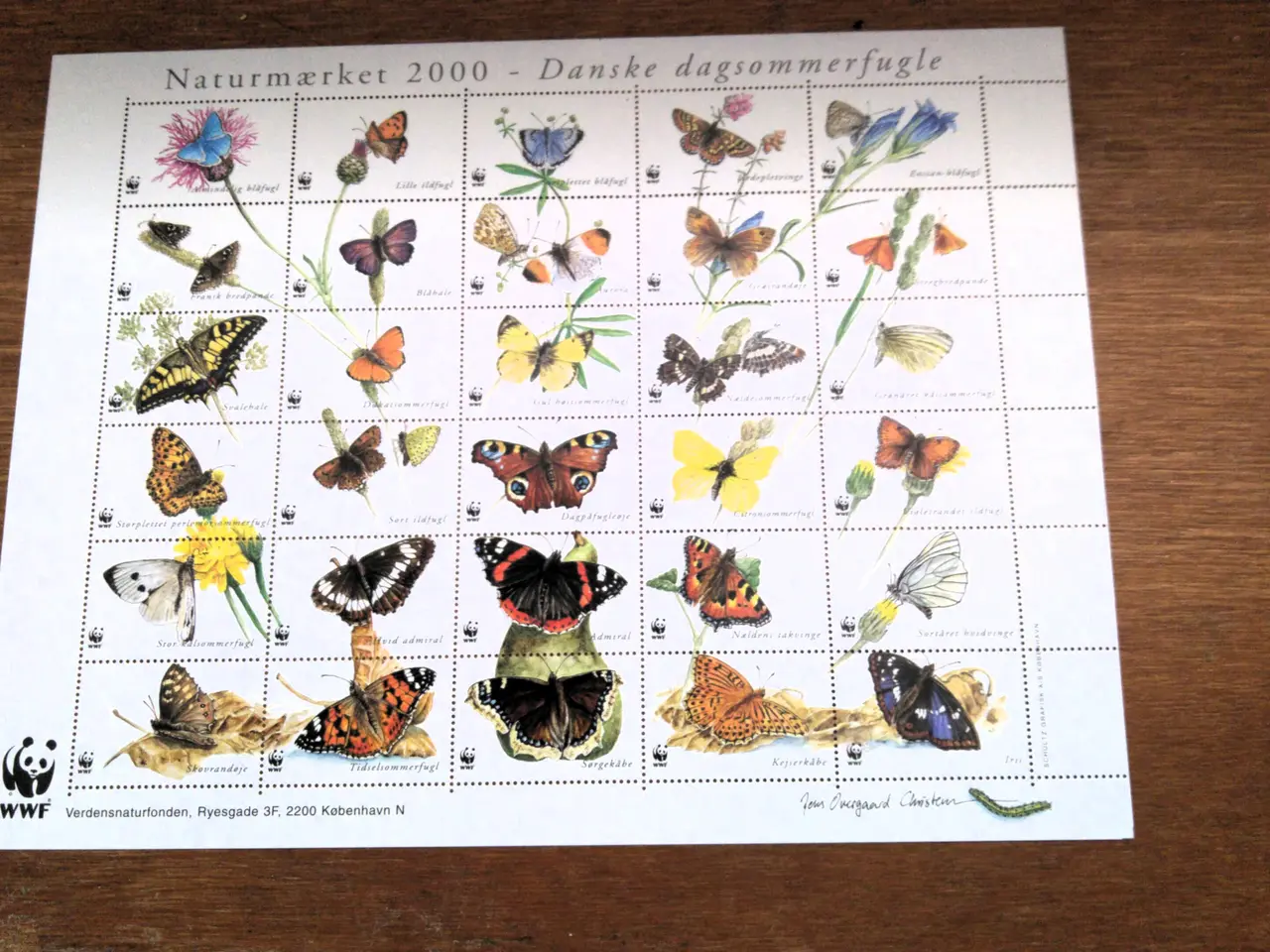 Billede 2 - Danmark, WWF Naturmærker 2001 - 2005