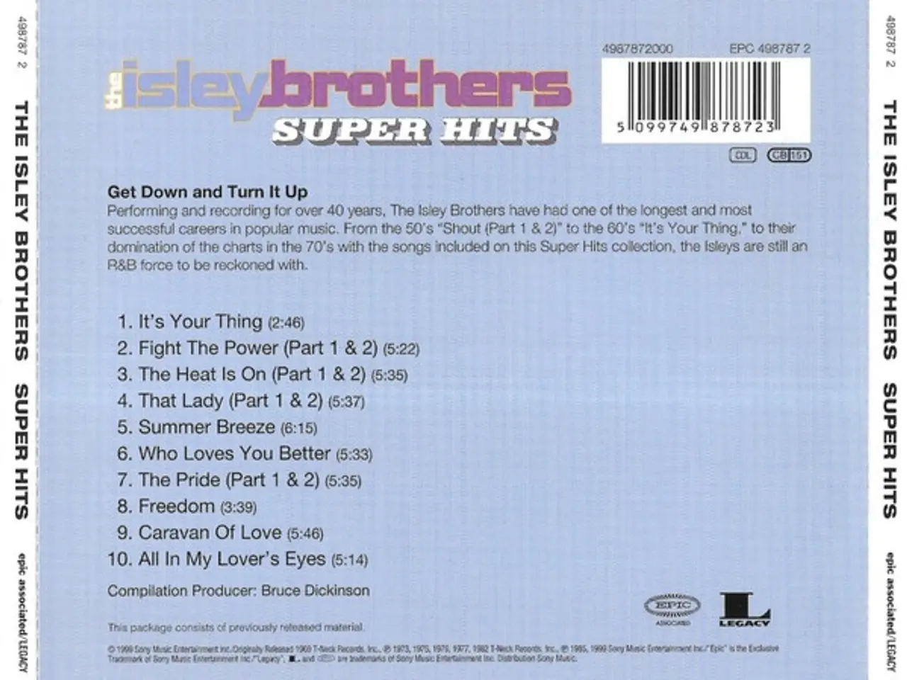 Billede 2 - The Isley Brothers – Super Hits – CD