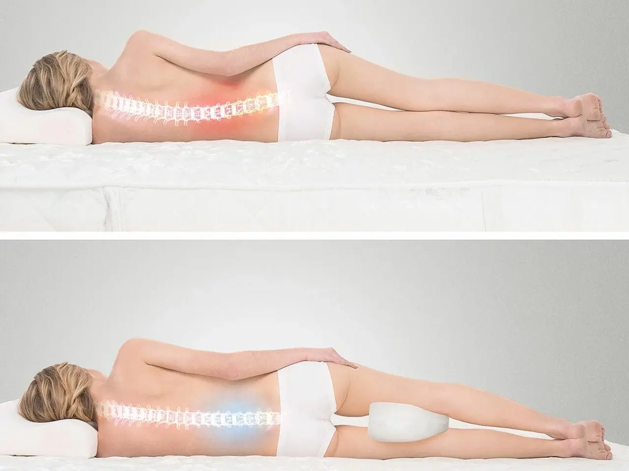 Billede 6 - Benpude med rem Lerellow fra - ergonomisk knæ- og benpude