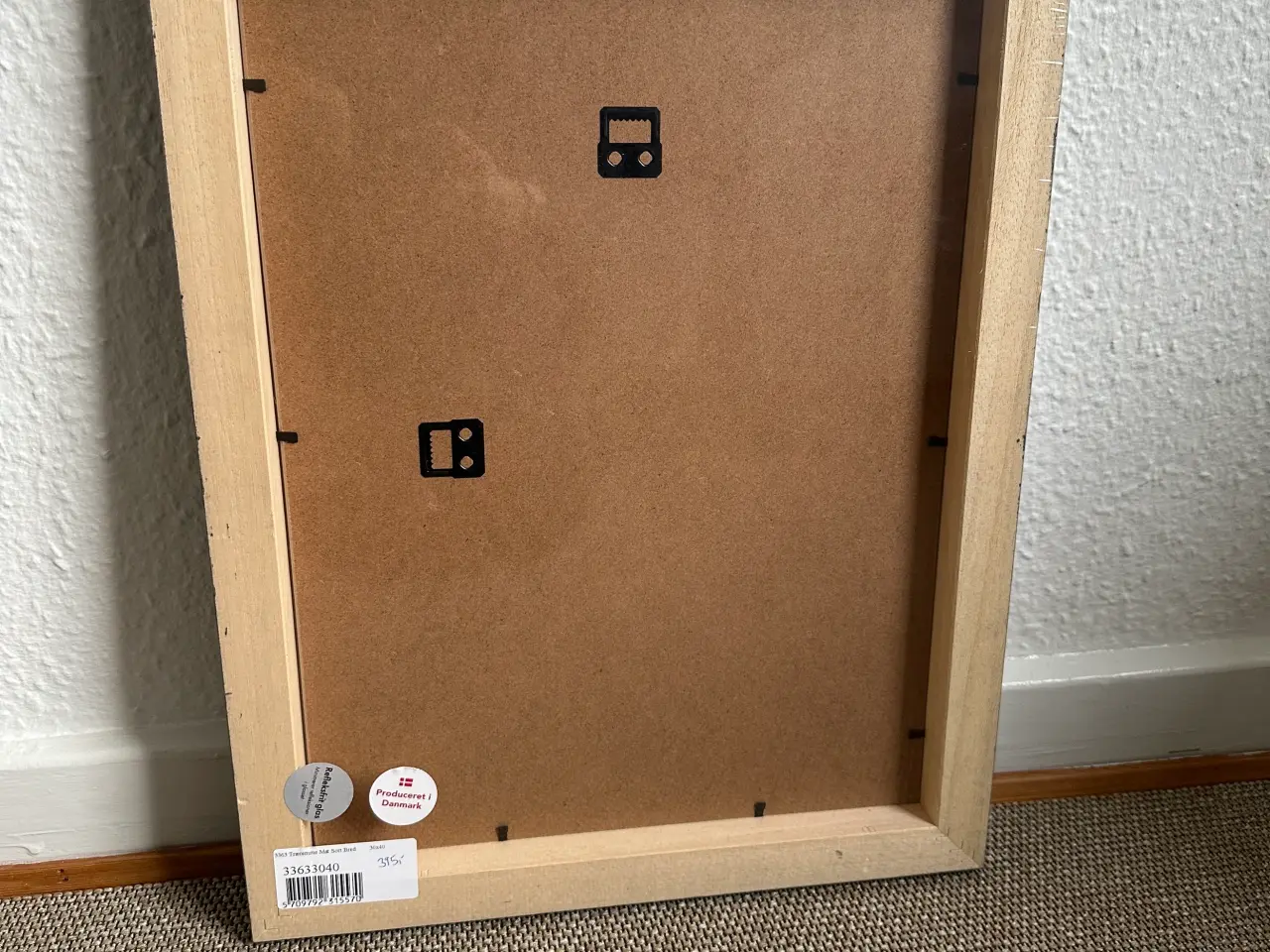 Billede 3 - 30x40cm sort bred ramme