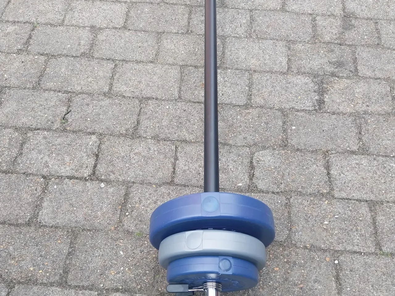 Billede 4 - Vægtstang med skiver 17,5 kg