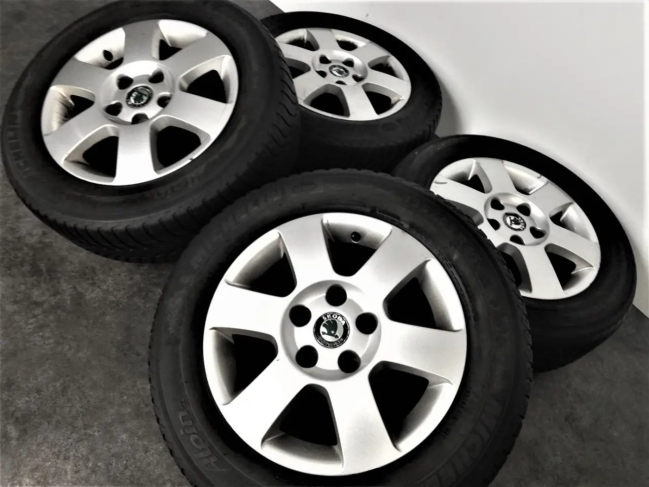 Billede 3 - 5x112 15" ET47, nav 57,1ø Skoda VGA vintersæ