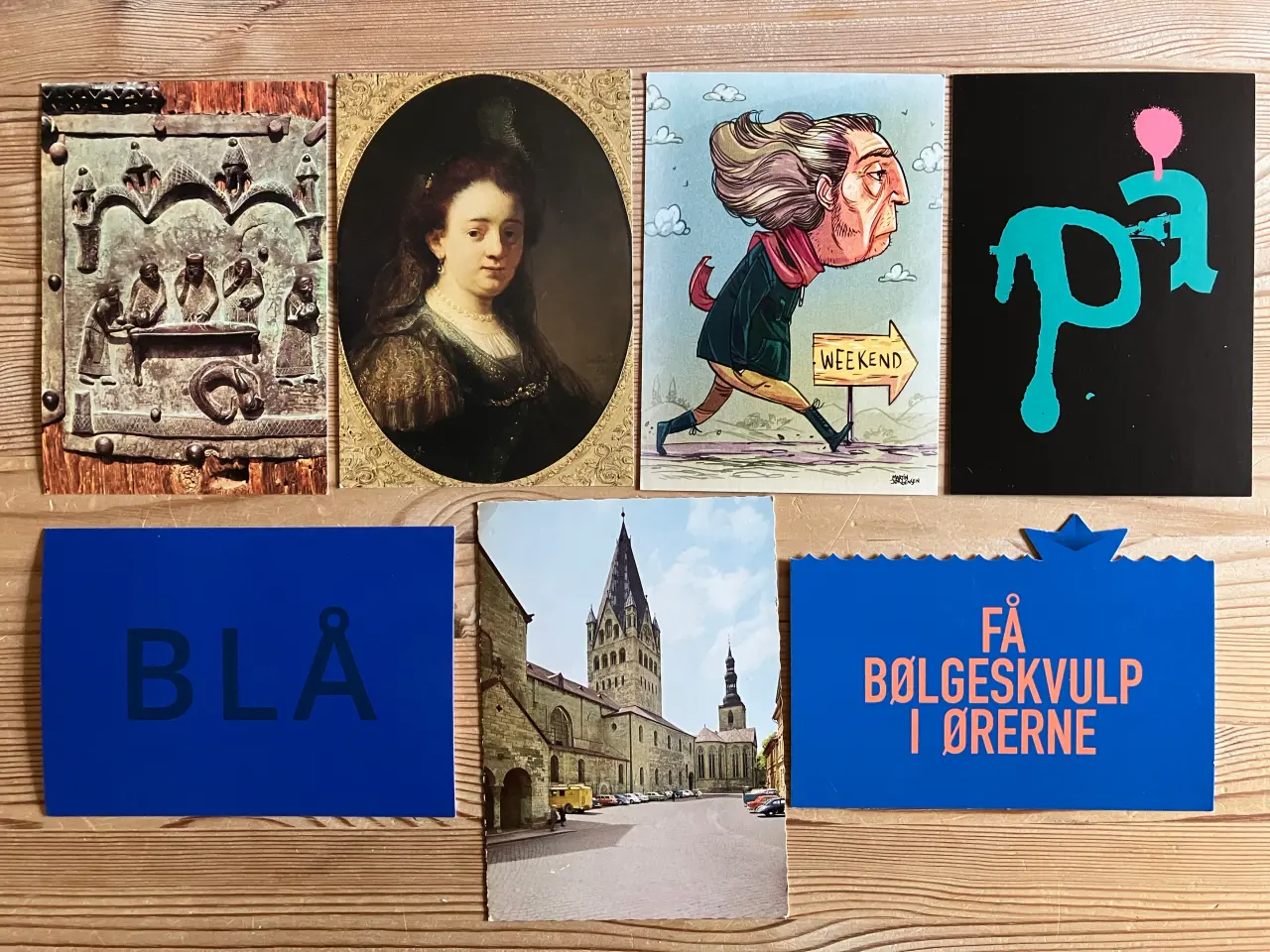 Billede 7 - 4x100 Postkort GO-CARD, reklame- og kunstpostkort