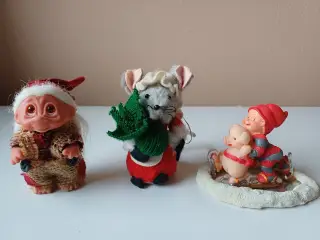 Jule Dam trold, Julemus, Skøjtende gris og nisse p