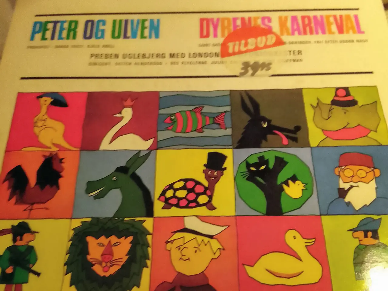Billede 1 - Prokofiev: Peter og Ulven. Saint-Saens: Dyrenes ..